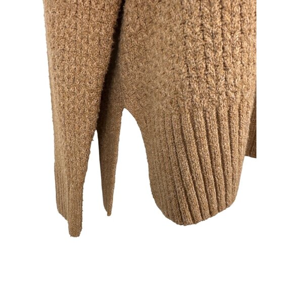Cupcakes & Cashmere Brown Turtleneck Long Sleeve Sweater Women's Size M - Picture 3 of 10